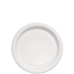 8.5 inch Solo Cup Bare Eco-Forward Paper Plate Medium Weight Plate White 4 / 125 cs