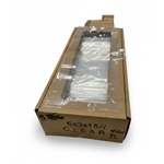 6x3x15 Clear Bags, 420/cs