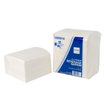 9x9 Hawthorn Premium Beverage Napkin 1-Ply, White, 1/CS/400