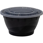 48oz Round Bowls with Lids, 150/cs
