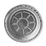 9.06x9.06x1.65 Empress 9" Round Foil Pan, 500/cs