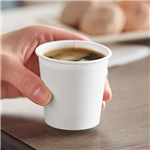 Poly Lined Paper Hot Cup, White, 4 oz 20/50