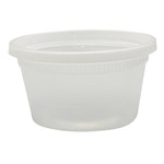 12oz Heavy Duty Deli Containers, Empress, Clear, Combo Pack 240/cs