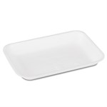 8.3X5.79X0.51 Foam Tray PS White Poly Bag 500/cs