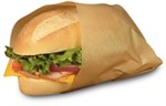 15x16 Ecocraft Grease Resistant Paper Sandwich Wrap, Brown, 3000/cs
