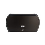 Solaris LoCor Bath Tissue Dispenser Black, Twin 1 / cs