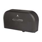 Jumbo 2-Roll Toilet Paper Dispenser, P/S, 9", Smoke 1/EA