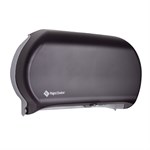 9" Right Choice Impact-Resistant Plastic Double JRT Dispenser, Black, 1/CS