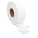 9x1000 Right Choice Paper JRT Toilet Tissue 2-Ply, White, Virgin Paper, 12/CS