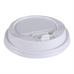 10-20oz Empress Dome Lid for Paper Hot Cups White 100/sleeve