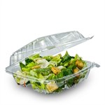 5x5 Staylock OPS Hinged Lid, Clear, 5.25x5.37x2.62 500/cs