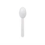 Prime Source Polypropylene Taster Spoon, White 3000/cs