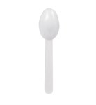 Prime Source Polypropylene Taster Spoon, White 3000/cs