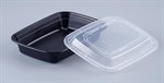 4x5 Rectangular Food Containers with Lids, 12oz, Combo Pack 150/cs