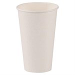 16oz Paper Hot Cup White Empress 1000/cs