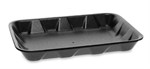 9x7 510159 Tray 4P HDPE Black 500/cs