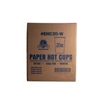 Empress Paper Hot Cup 20oz White 10 / 50 cs
