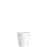 Poly Lined Paper Hot Cup, White, 4 oz 20/50