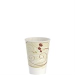 7oz Solo Treated Wax Coated Paper Cold Cup Symphony Design 20/100