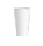 Poly Lined Paper Hot Cup, White, 16 oz 20/50