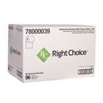 Right Choice Paper SBT Toilet Tissue 2-Ply 500-Sheets, White, 4.0" x 3.0", 96/500 96/CS