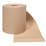 Right Choice Hardwound Roll Paper Towel, Natural, 1 Ply, 7.875" x 600', 1/CS/12 12/CS