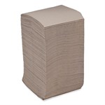 Beverage Napkins, 1-Ply, 9.5" X 9.5", Kraft, 500/pack, 8 Packs/carton
