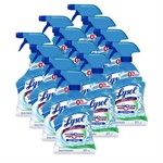 Bathroom Cleaner With Hydrogen Peroxide, Cool Spring Breeze, 22 Oz Trigger Spray Bottle, 12/carton