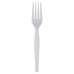 Dixie PS Fork, White, Heavy Weight, 1/CS/1000 10/100