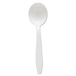Mediumweight Prime Source PP Retail Soup Spoon, White, 1000/cs