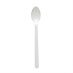 7.9 x 1.2" White Polystyrene Soda Spoon
