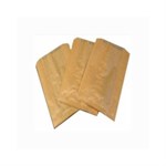Dry Waxed Sanitary Napkin Bag, Kraft, 7.5" x 3.5" x 10.25", 1/CS/500