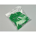 5" x 3" 2 Mil Clear LDPE Line Single Track Seal Top Bag 10/100