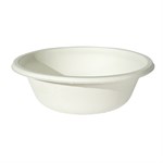 Empress Earth Heavy Weight Bowl PFAS Free 12 oz Natural White Bagasse 8 / 125 cs