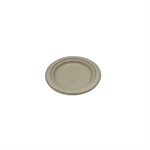 Empress Earth Heavy Weight Plate 6" Natural White Bagasse PFAS Free 8 / 125 cs